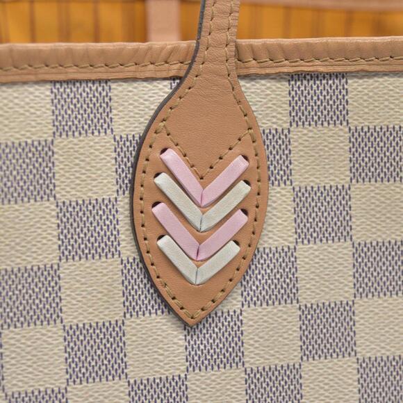 $2500 Louis Vuitton Damier Azur Braided Neverfull MM - Picture 12 of 15